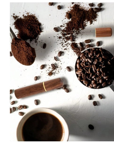 6-Pin Natural Wood Coffee Distribution Tool – Espresso Stirring Needle