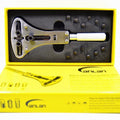 Professional Adjustable Watch Back Case Opener – Large Watch Case Removal Tool Kit with 12 Interchangeable Pins