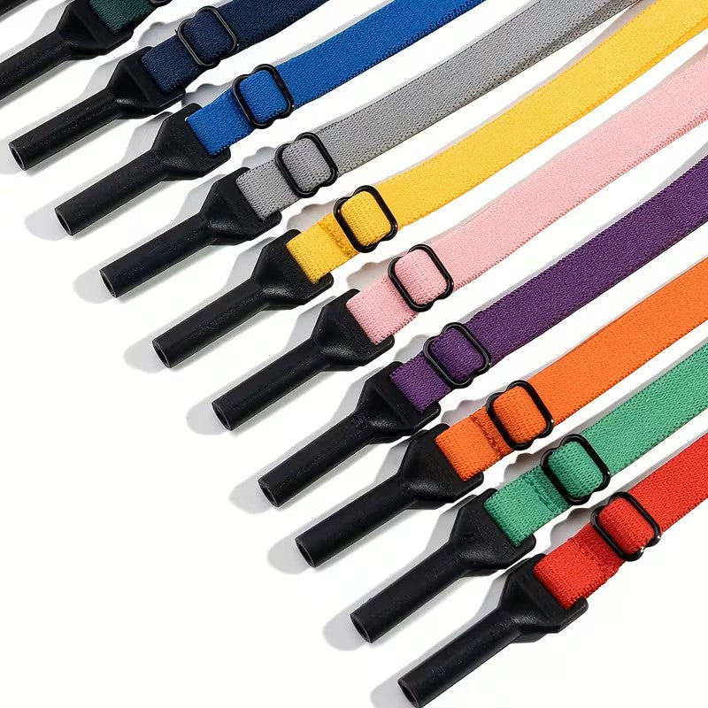 Adjustable Eyeglass Strap | Silicone Glasses Holder Neck Cord | Anti-Slip Spectacle Retainer | Multi-Color | Available in 2 & 4 Pcs Set