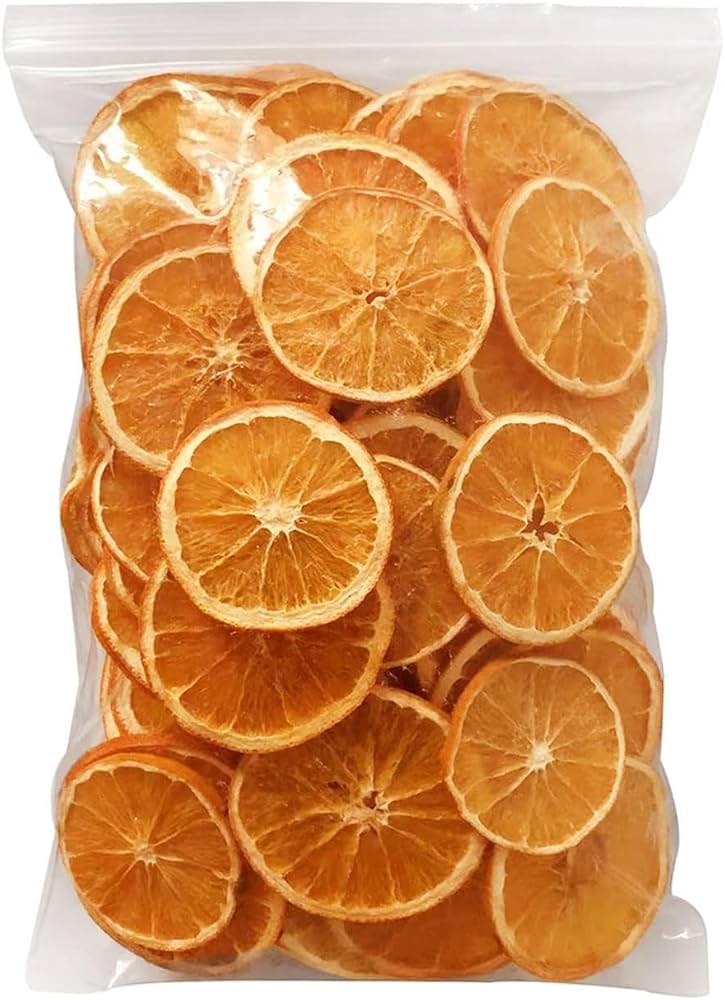 Dehydrated Orange Slices – 100g Pack | 100% Natural, No Added Sugar | Premium Dried Citrus for Tea, Cocktails, Baking & Garnishing
