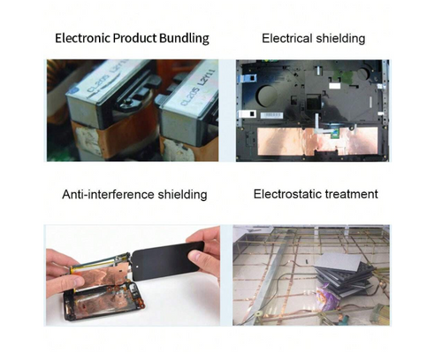 20M Conductive Copper Foil Tape | High-Temperature Resistant EMI Shielding Adhesive Copper Tape | Available in 0.5mm, 0.8mm, 1mm & 2mm Widths