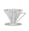 Coffee Drip Filter Resin Coffee Filter Mesh New Transparent Cup Slow Brew Coffee Accessories Plastic Pour Over Coffee Barista Brewing Coffee Funnel Filter Cup