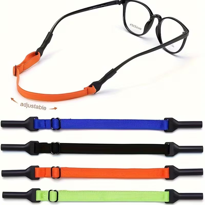 Adjustable Eyeglass Strap | Silicone Glasses Holder Neck Cord | Anti-Slip Spectacle Retainer | Multi-Color | Available in 2 & 4 Pcs Set