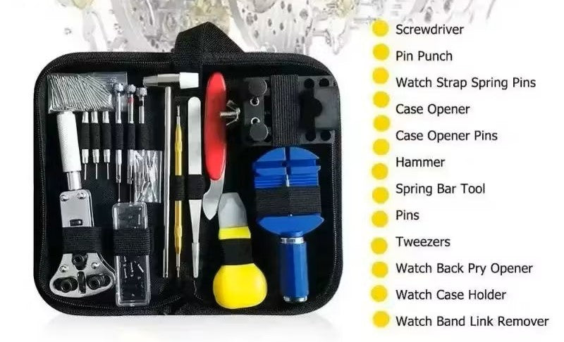 147-Piece Professional Watch Repair Tool Kit – High Quality Watch Repair Set
