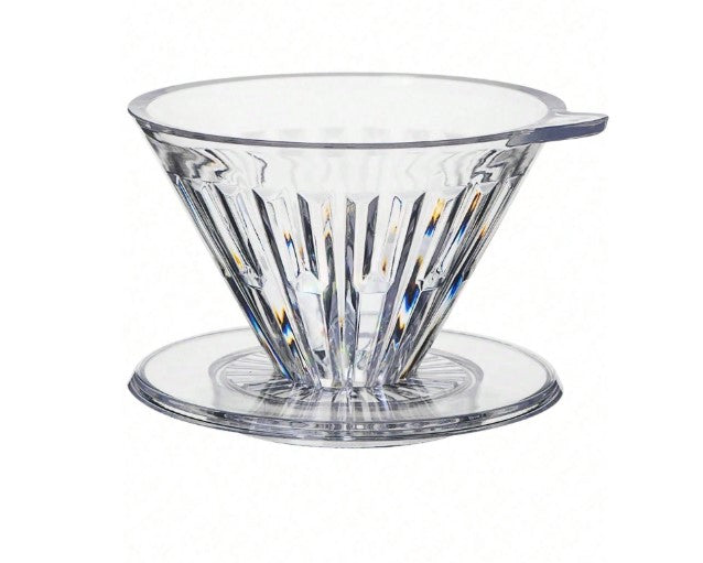 Coffee Drip Filter Resin Coffee Filter Mesh New Transparent Cup Slow Brew Coffee Accessories Plastic Pour Over Coffee Barista Brewing Coffee Funnel Filter Cup