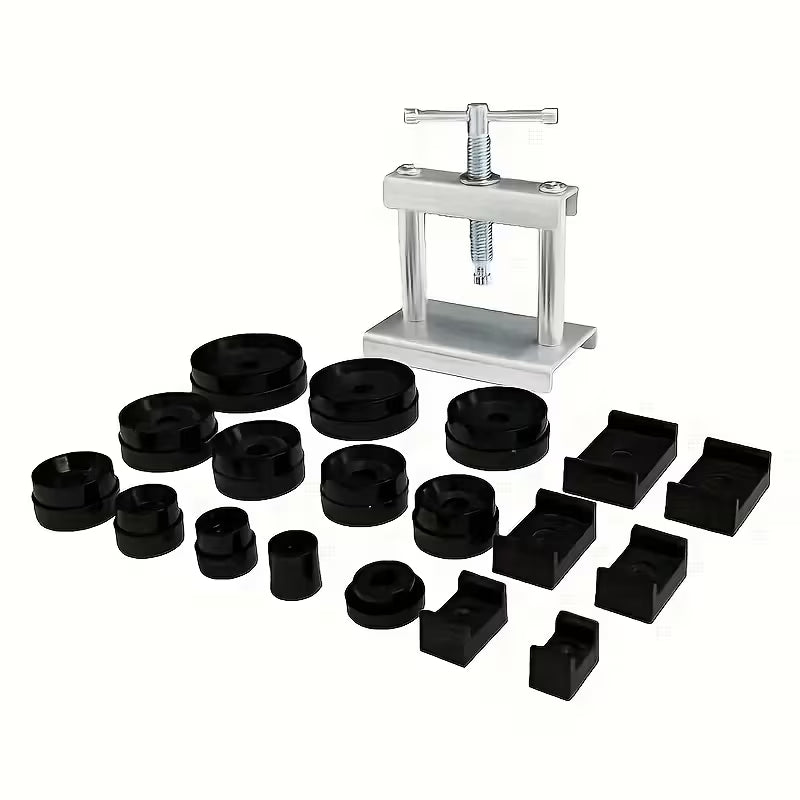 19PCS Professional Watch Press Kit – Watch Case Press Tool Set with 18 Nylon Dies